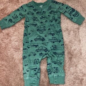 Green carters Car Coverall Footie